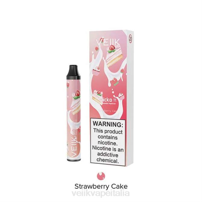 VEIIK Micko Pie vaporizzatore usa e getta da 600 puff torta di fragole 40L628 VEIIK Micko Italia